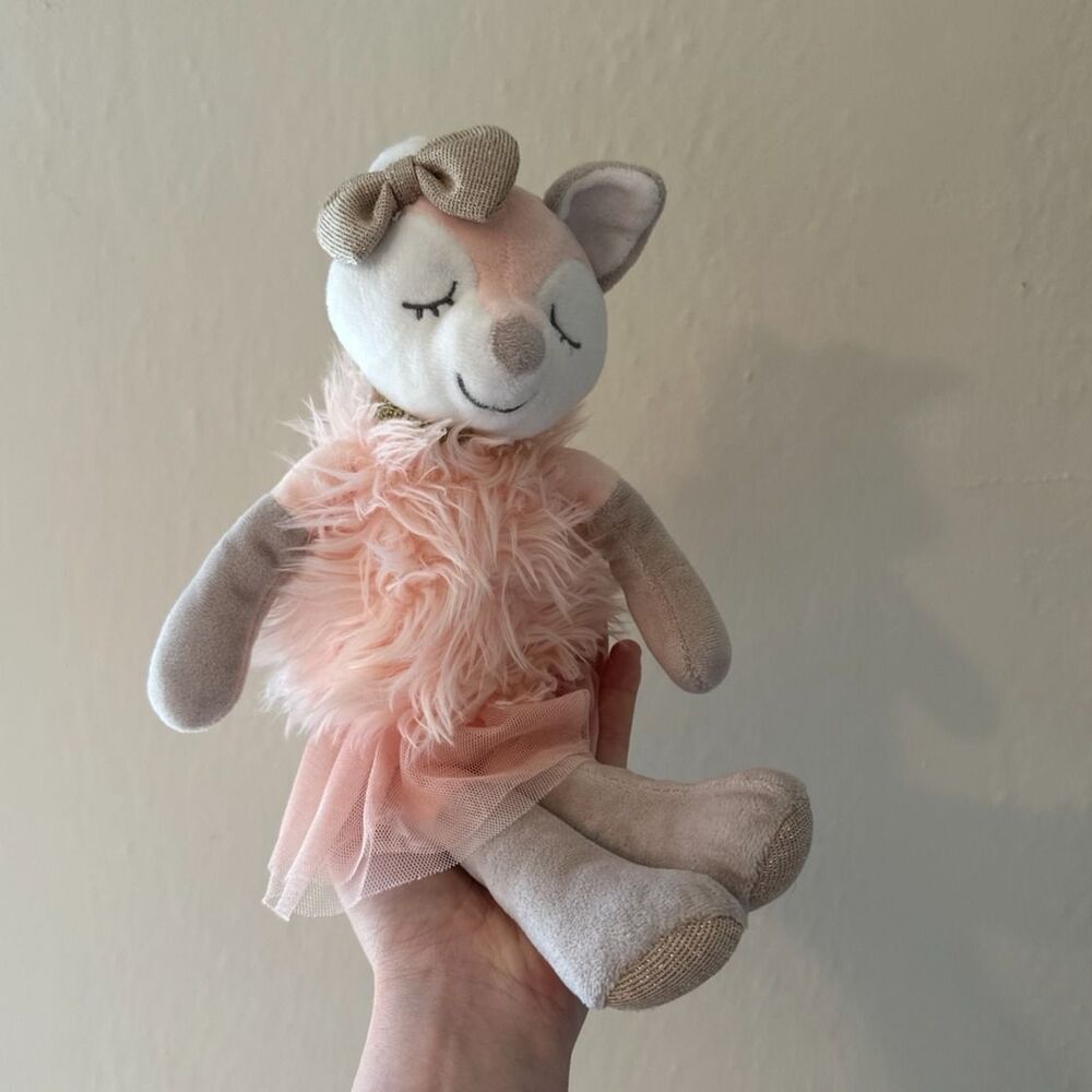 Mary Meyer FabBuzz Ferrara Fox Plush Francesca Tutu Pink Princess Ballerina